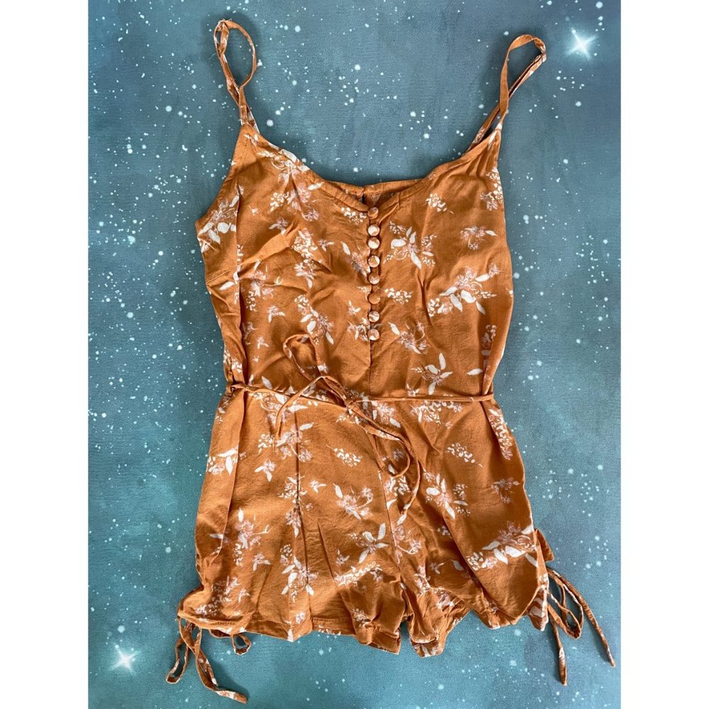 Yireh Hudson Romper in Spice Small